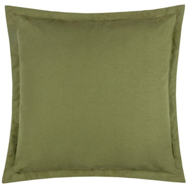 Yard Holmfirth Canvas 100% Cotton Outdoor Cushion in Green Size: 45cm x 45cm Green Unisex 45cm x 45 cm