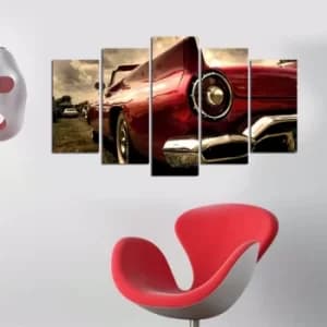 5PMDF-40 Multicolor Decorative MDF Painting (5 Pieces)