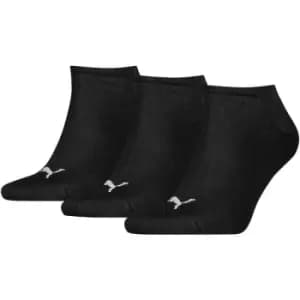 Puma - Sneaker Invisible Socks (3 Pairs) - 6-8 - Black - Black