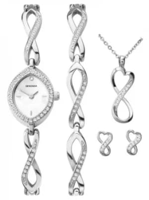 Sekonda Ladies Infinity Bracelet, Pendant, Earrings and Watch Set...