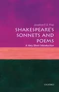 shakespeares sonnets and poems a very short introduction