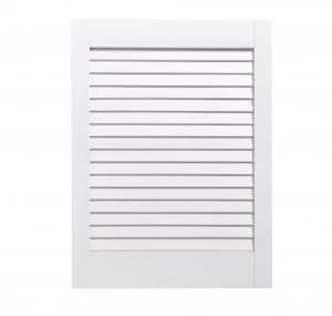 Wickes Internal Closed Louvre Door White Primed 610 x 457mm