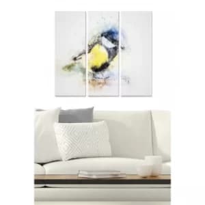 MDF2289940 Multicolor Decorative MDF Painting (3 Pieces)