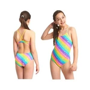 Zoggs Aqualast Fairy Bella Crossback Swimsuit Multi 12-13 Years