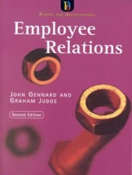 Employee Relations by John Gennard and Graham Judge and Institute of Personnel and Development Book