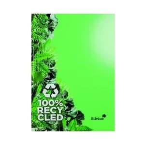 Silvine Premium Recycled Casebound Notebook Lined 120 Pages A4 R107