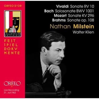 Vivaldi/Bach/Mozart/Brahms - Live Recording 1963 (Milstein) CD