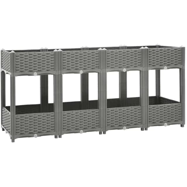 VIDAXL Raised Bed 160x40x71cm Polypropylene Vidaxl 8720845671921