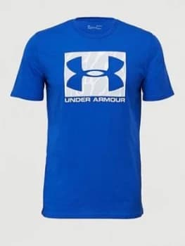 Urban Armor Gear Camo Boxed Logo T-Shirt - Blue/Grey