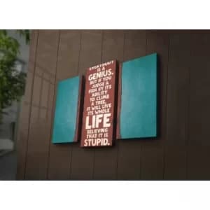 3PAT?ACT-4 Multicolor Decorative LED Lighted Canvas Painting (3 Pieces)