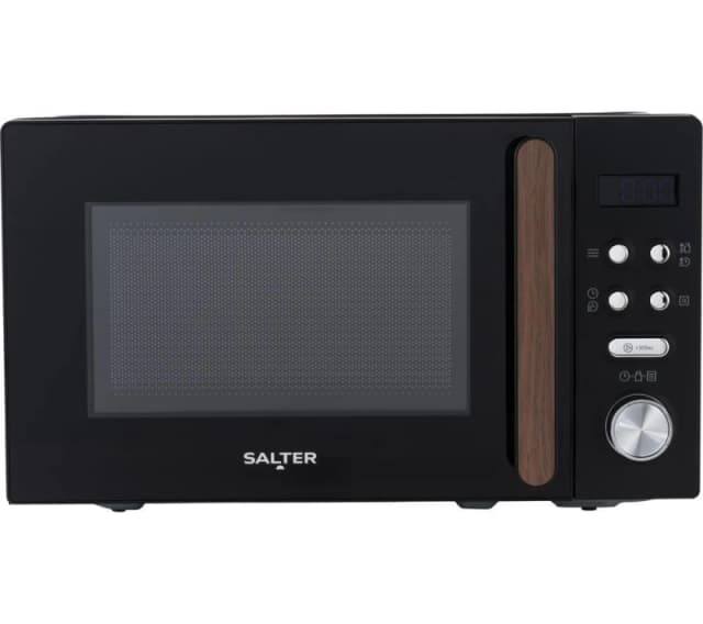 Salter Toronto EK5932BLK 20 Litre 26cm High, Freestanding Small Standard Microwave Oven - Black