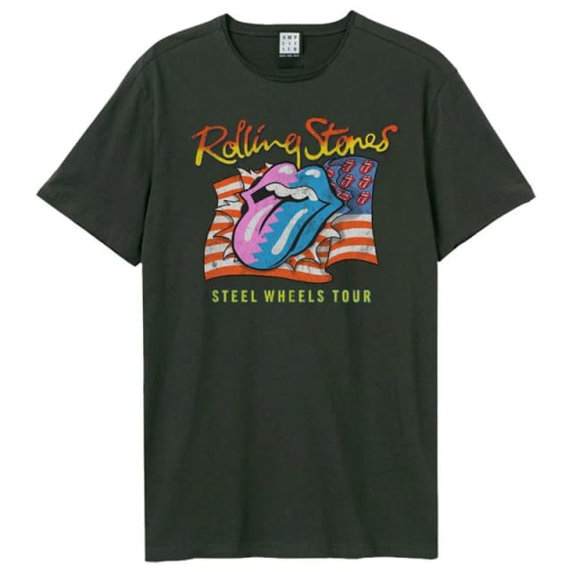 Amplified Amplified Men The Rolling Stones T-Shirt in Charcoal Size: Small Charcoal S Male 5063470091928