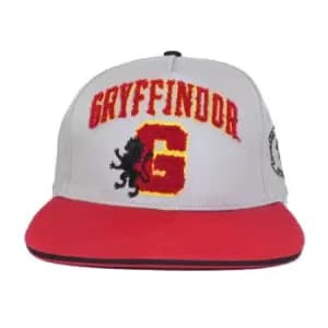 Harry Potter Gryffindor Snapback Cap (One Size) (Grey/Red)