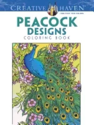 creative haven peacock designs coloring book