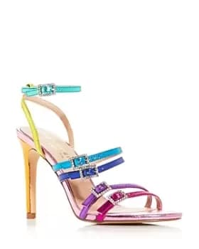 Kurt Geiger London Womens Pierra Buckle Strappy Sandals