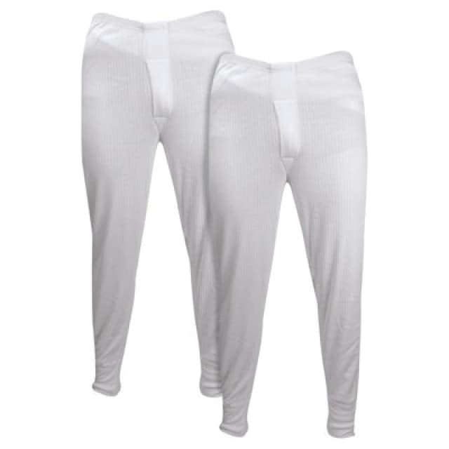 Heat Holders 2 Pack Mens Thermal Long Johns For Winter - XXL - White