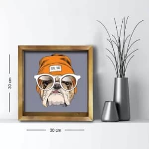 3030AHS-031 Multicolor Decorative Framed MDF Painting