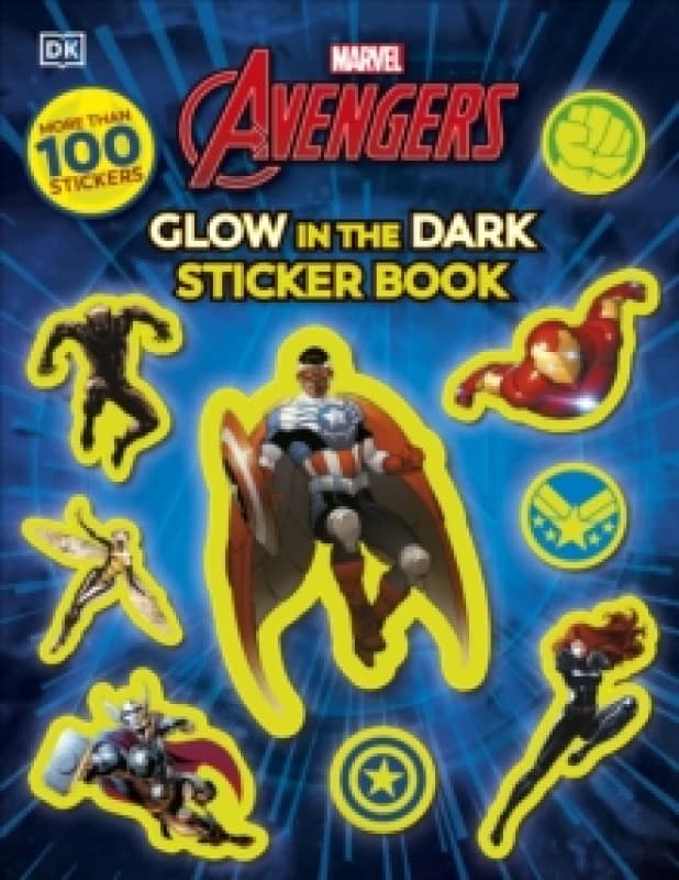 Marvel Avengers Glow in the Dark Sticker Book : With More Than 100 Stickers Paperback / softback