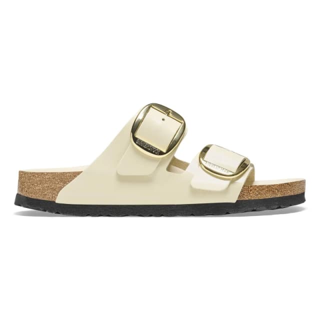 Birkenstock Natural leather slippers For Her Birkenstock Arizona Big Buckle Blanc Female 41 Etroit