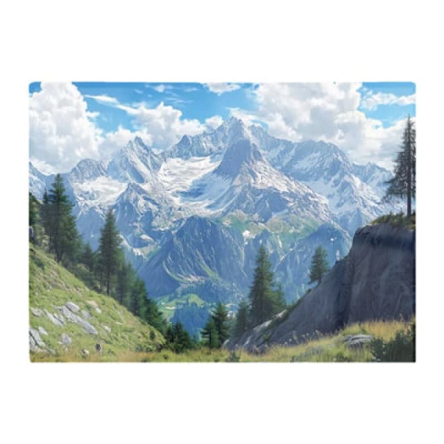 Warren Reed Designer Scenic Swiss Alps Chopping Board