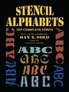 stencil alphabets 100 complete fonts