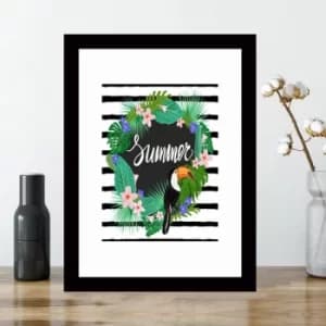 SC516988993 Multicolor Decorative Framed MDF Painting