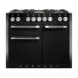 Mercury MCY1082DFAB 93220 108cm Dual Fuel Range Cooker - Ash Black Finish