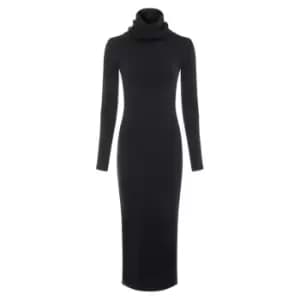 French Connection Babysoft Off Shoulder Dress - Black