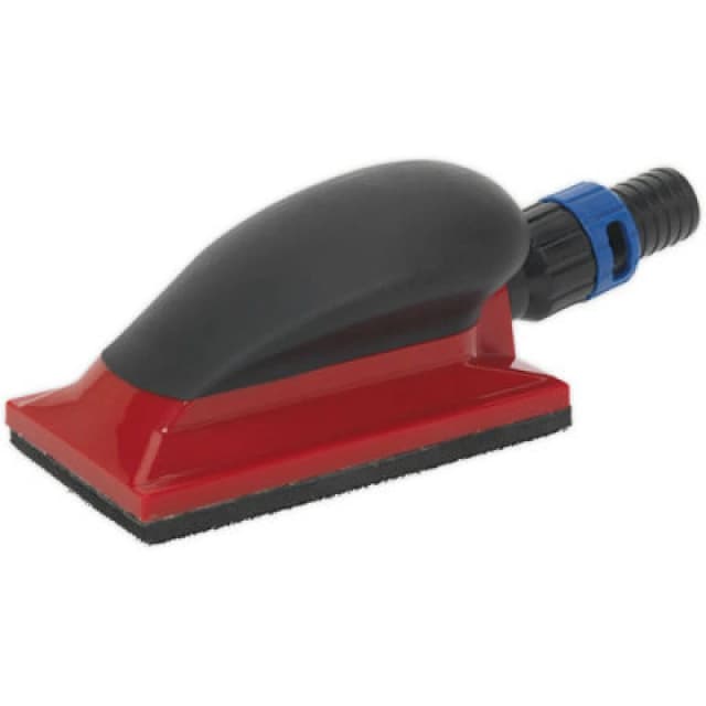 Loops Dust Free Sanding Block - 70mm x 120mm - Hook and Loop Foam Pad - 20mm Outlet Multi