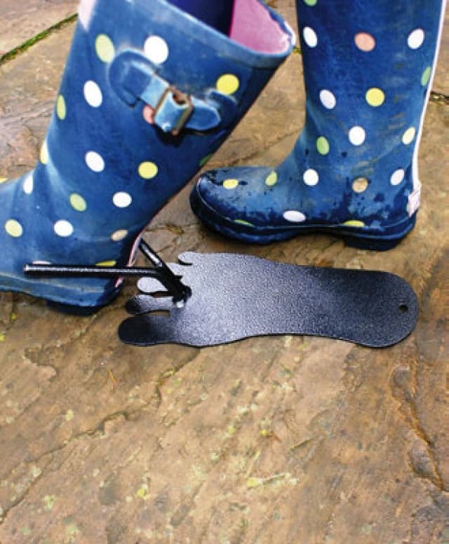 Poppy Forge Boot Pull (Foot) - Steel Shoe Puller - Steel - L12 X W32.4 X H8.4cm - Black