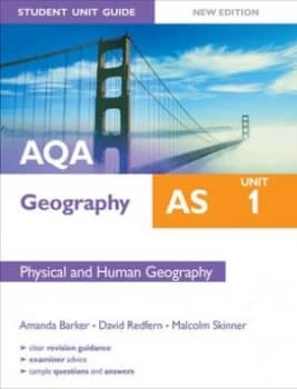 Aqa As Geography. Unit 1 Physical and Human Geography by Malcolm Skinner Paperback