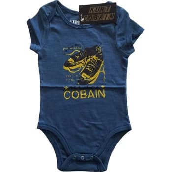 Kurt Cobain - Laces Kids 0-3 Months Babywear - Blue
