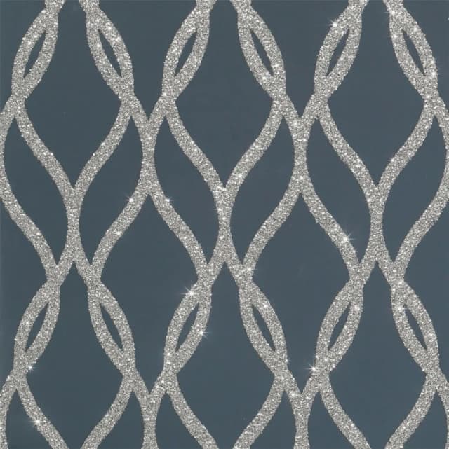Arthouse Sequin Trellis Navy/Silver sw9