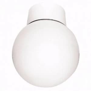 Eterna 60W Opal Glass Bathroom Globe Ceiling Light