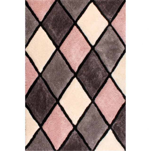 Ultimate Rug 3D CARVED DIAMOND Blush unisex 60x110cm