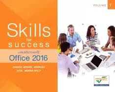 skills for success with microsoft office 2016 volume 1