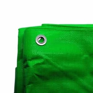 Zexum 10ft x 12ft Heavy Duty Green Weatherproof Tarpaulin