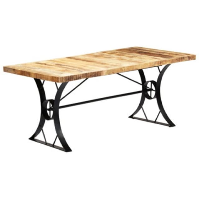 Vidaxl Dining Table 180X90X76cm Solid Mango Wood