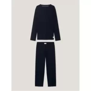 Tommy Hilfiger Cn Long Pants Pj Set - Blue