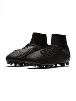 Nike Junior Hypervenom Phantom III Dynamic Fit Academy Firm Ground Football Boots Black Size 1