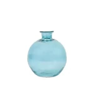 Gallery Interiors Wobble Vase in Ocean Blue / Small