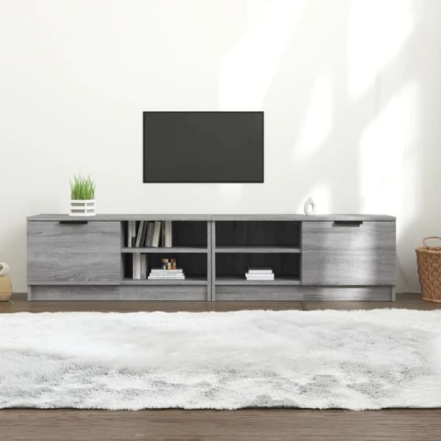 VIDAXL TV Cabinets 2 pcs Grey Sonoma 80x35x36.5cm Engineered Wood Vidaxl 8720286968376