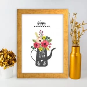 AC2620417192 Multicolor Decorative Framed MDF Painting