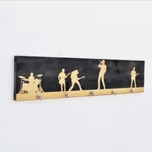 LAZ057 Multicolor Decorative Wooden Wall Accessory