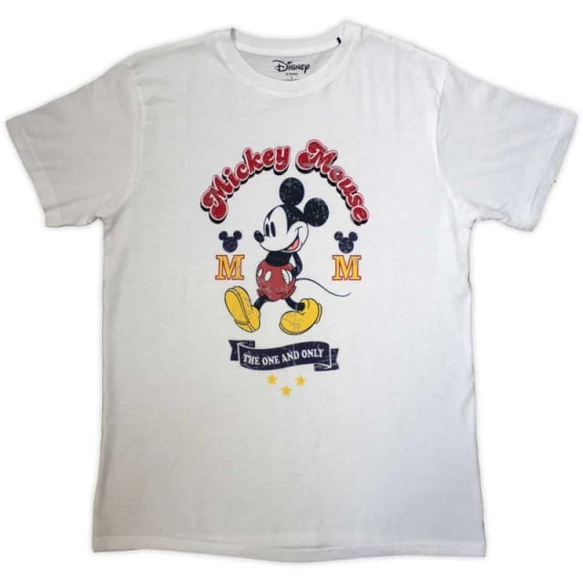 Disney Mickey Mouse One And Only T Shirt White unisex