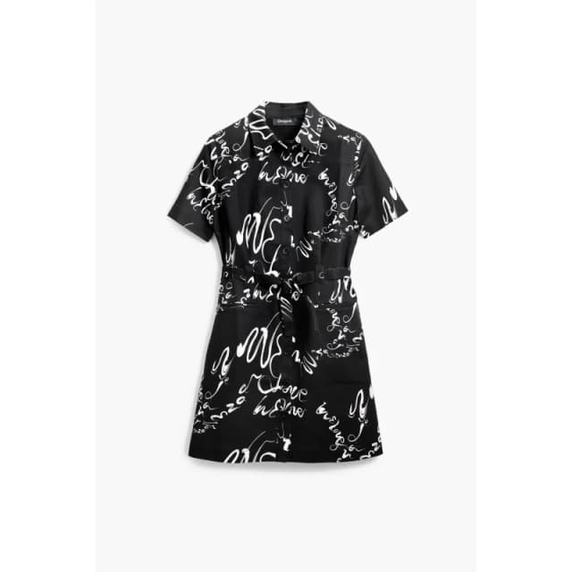 Desigual Womens shirt dress Desigual Rodas Noir Female XL