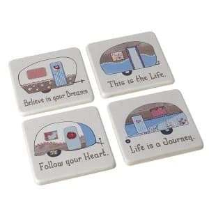 Caravan Coasters Set of 4 By Heaven Sends