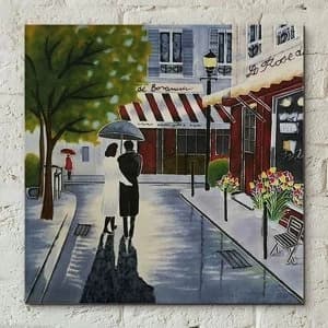 Tile 12x12 Romantic Stroll By Brent Heighton Wall Art
