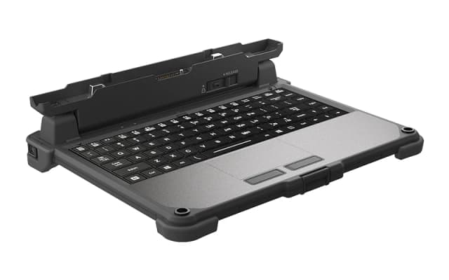 Getac GDKBUL mobile device keyboard Black. Silver Pogo Pin US English