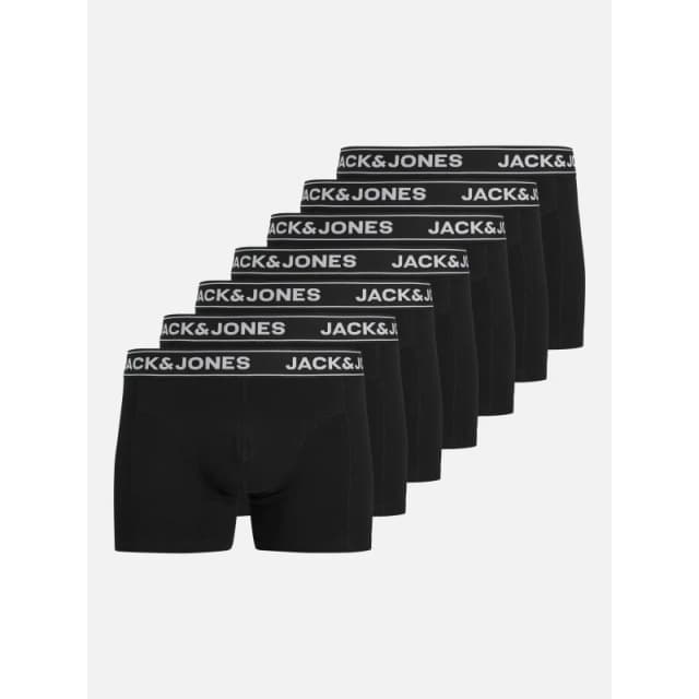 Jack and Jones Jones 7-Pack Boxer Trunk Mens Black male Small